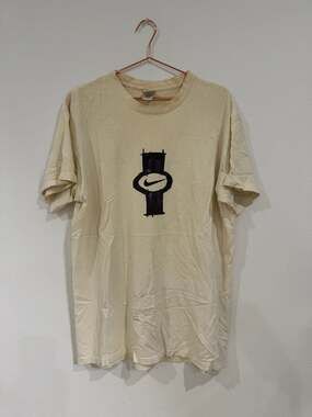 Vintage 90s Nike Center Swoosh Graphic T-Shirt Made in USA XXL